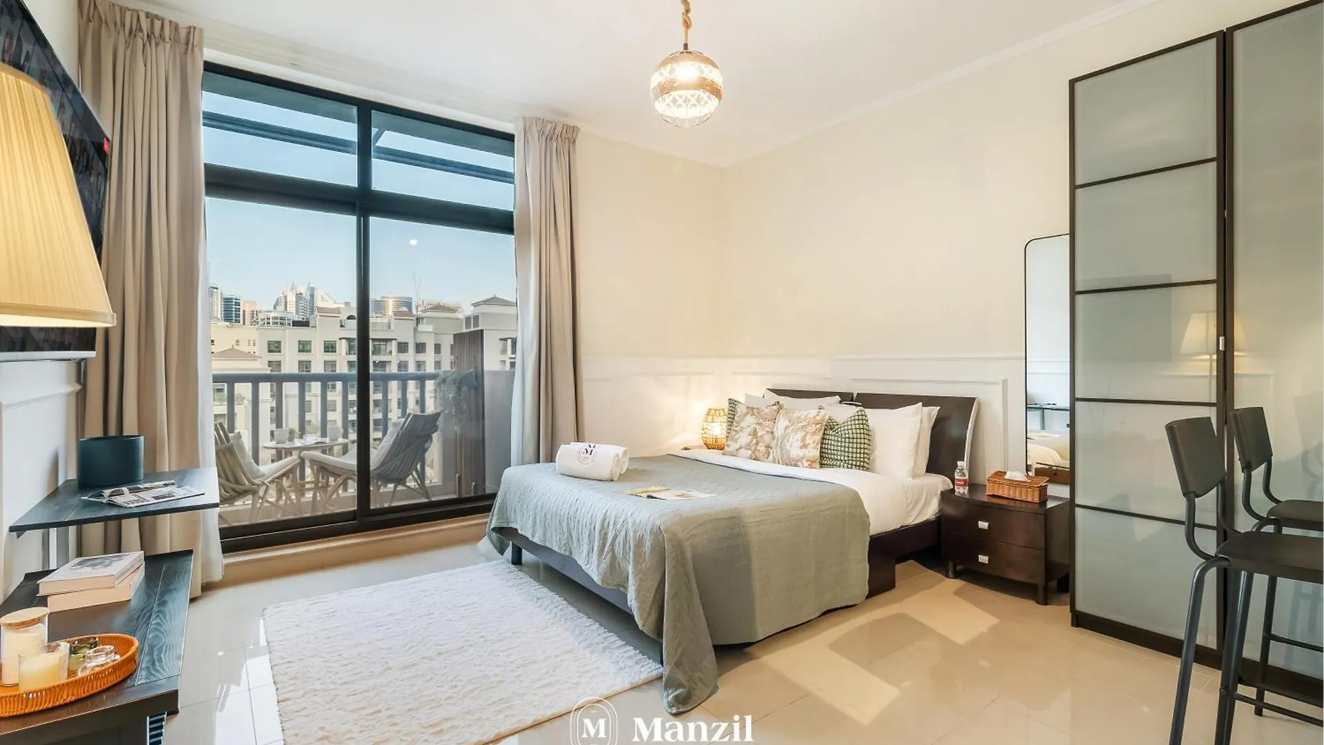 Canal View Studio Near Marina & Palm Jumeirah Dubai Apartment